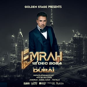 Emrah Live at Zabeel Theatre in Dubai Concerts