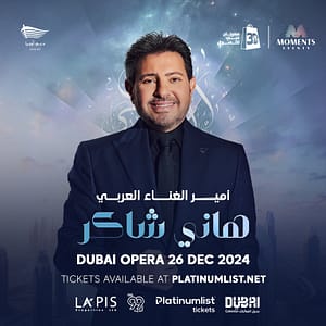 Hany Shaker Concert at Dubai Opera Arabic Events