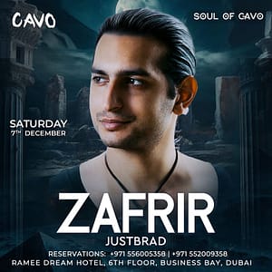 Soul of Cavo Presents Zafrir Live in Dubai Nightlife