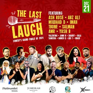 The Last Laugh at Jumeirah Beach Hotel Comedy Events