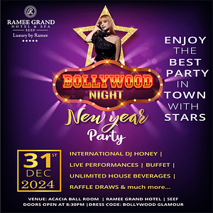 Bollywood Night - New Years Party at Ramee Grand Hotel New Years Eve Events