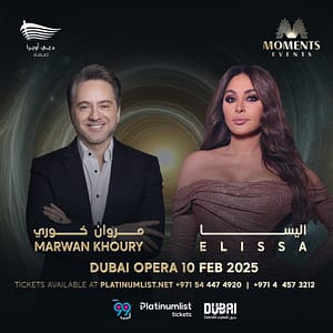 Elissa and Marwan Khoury in Dubai Arabic Events