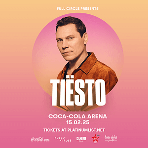 Tiesto at Coca-Cola Arena in Dubai Nightlife