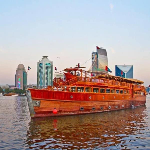 Dhow dinner cruise on Dubai creek Boat Tours and Cruises