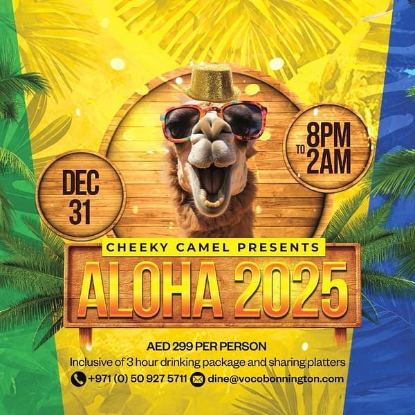 Aloha 2025 at The Cavendish New Years Eve Events