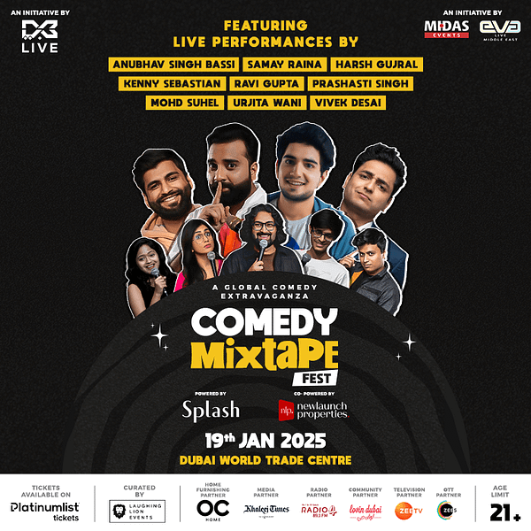 Comedy Mixtape Fest in Dubai Comedy Events