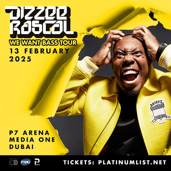 Dizzee Rascal's We Want Bass Tour in Dubai Concerts