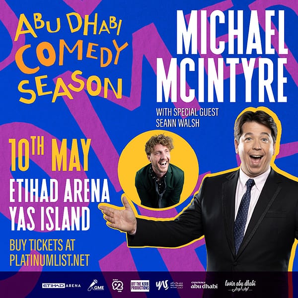 Michael McIntyre at Etihad Arena in Abu Dhabi Comedy Events