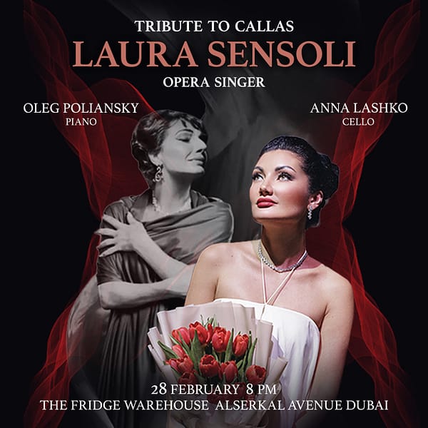 Opera Concert Tribute to Maria Callas at The Fridge Warehouse in Dubai Shows and Theatrical Plays